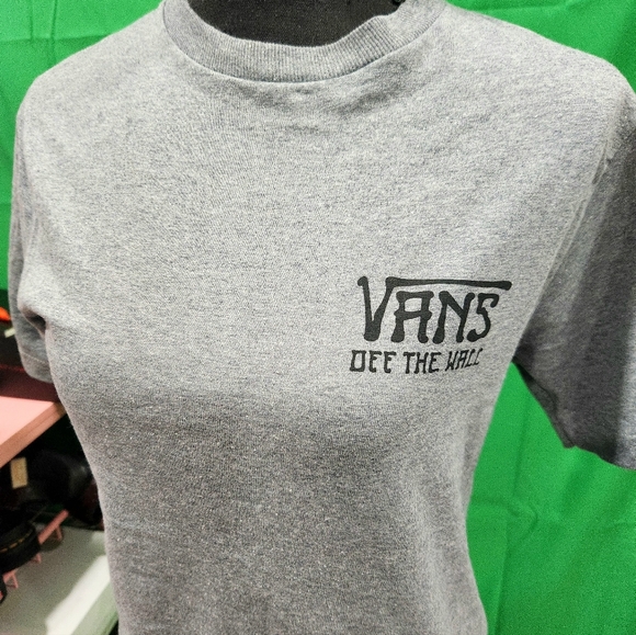 Brand new vans womans size medium Gray tiger tshirt skater cali punk - Picture 5 of 9